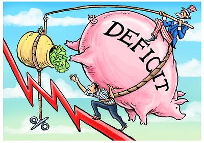 Wall Street Journal deficit cartoon