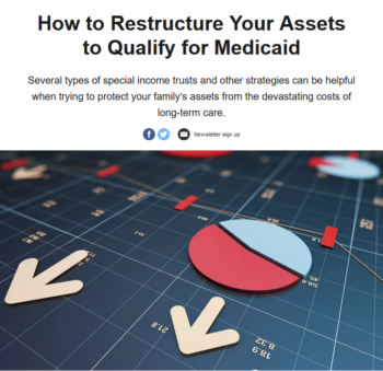 Kiplinger: How to rebuild your assets to qualify for Medicaid 