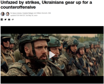 CNN: Unfazed by strikes, Ukrainians gear up for a counteroffensive