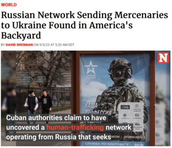Newsweek: Russian Network Sending Mercenaries to Ukraine Found in America's Backyard