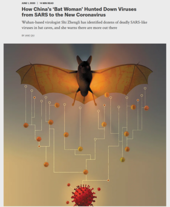 Scientific American: How China’s ‘Bat Woman’ Hunted Down Viruses from SARS to the New Coronavirus
