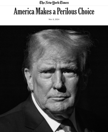 NYT: America Makes a Perilous Choice