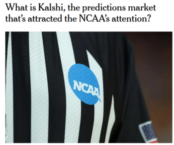 Athletic: What is Kalshi, the predictions market that’s attracted the NCAA’s attention?