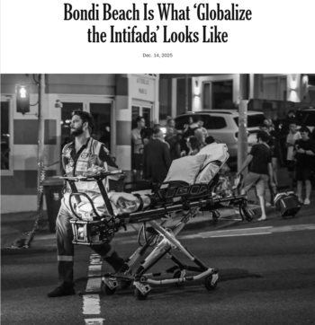 NYT: Bondi Beach Is What ‘Globalize the Intifada’ Looks Like